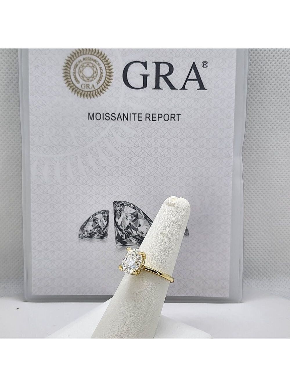 Brand New Sterling Silver 925 Moissanite Ring - Picture 3 of 13